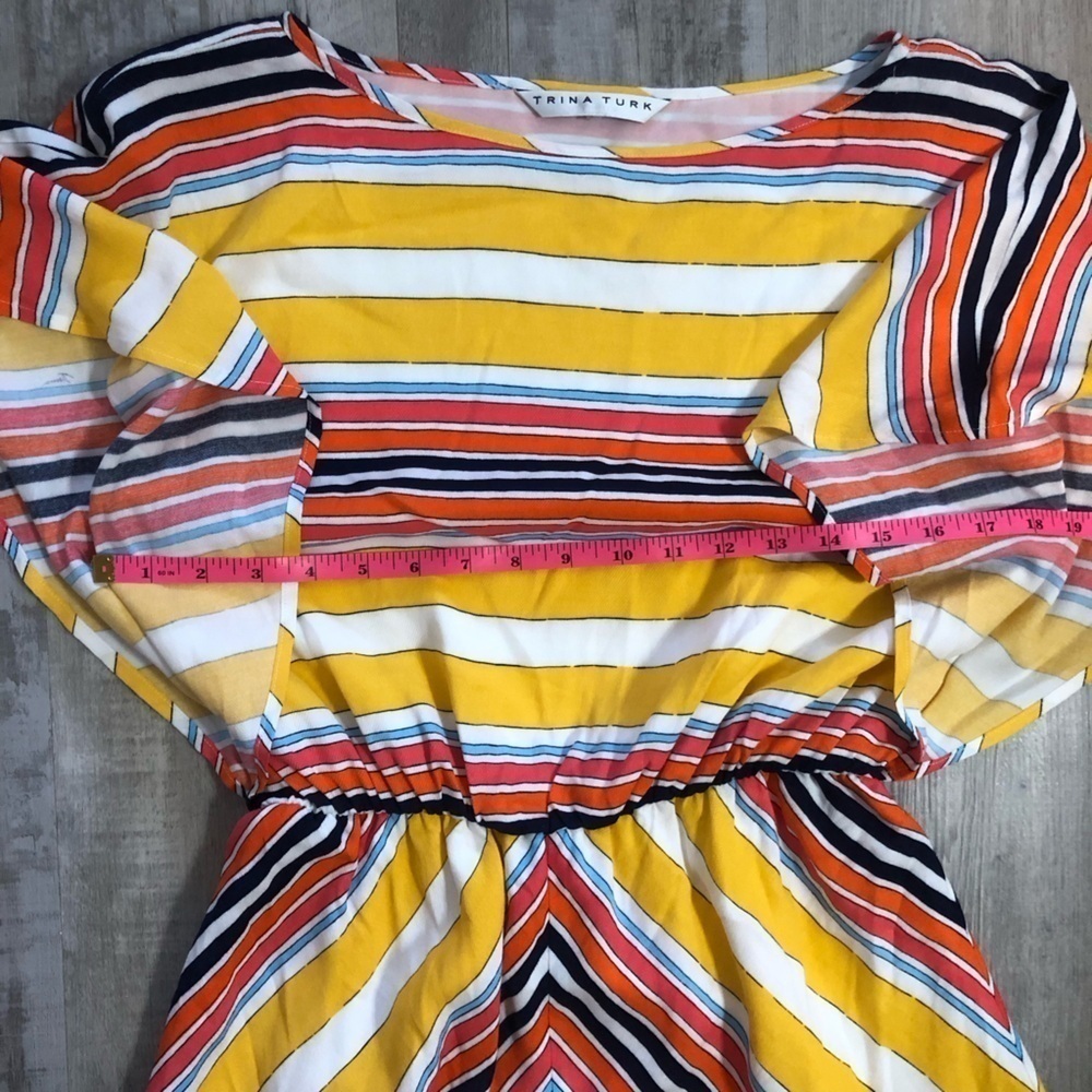 Trina Turk Multicolor Striped Dress - Picture 13 of 16